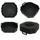 thumbnail image 1 of Almohadillas de silicona para freidora de aire bandeja cuadrada de aislamiento Likrtyny térmico para freidora de aire Pizza pollo utensilios ecológicos para cocina casera, 1 of 4