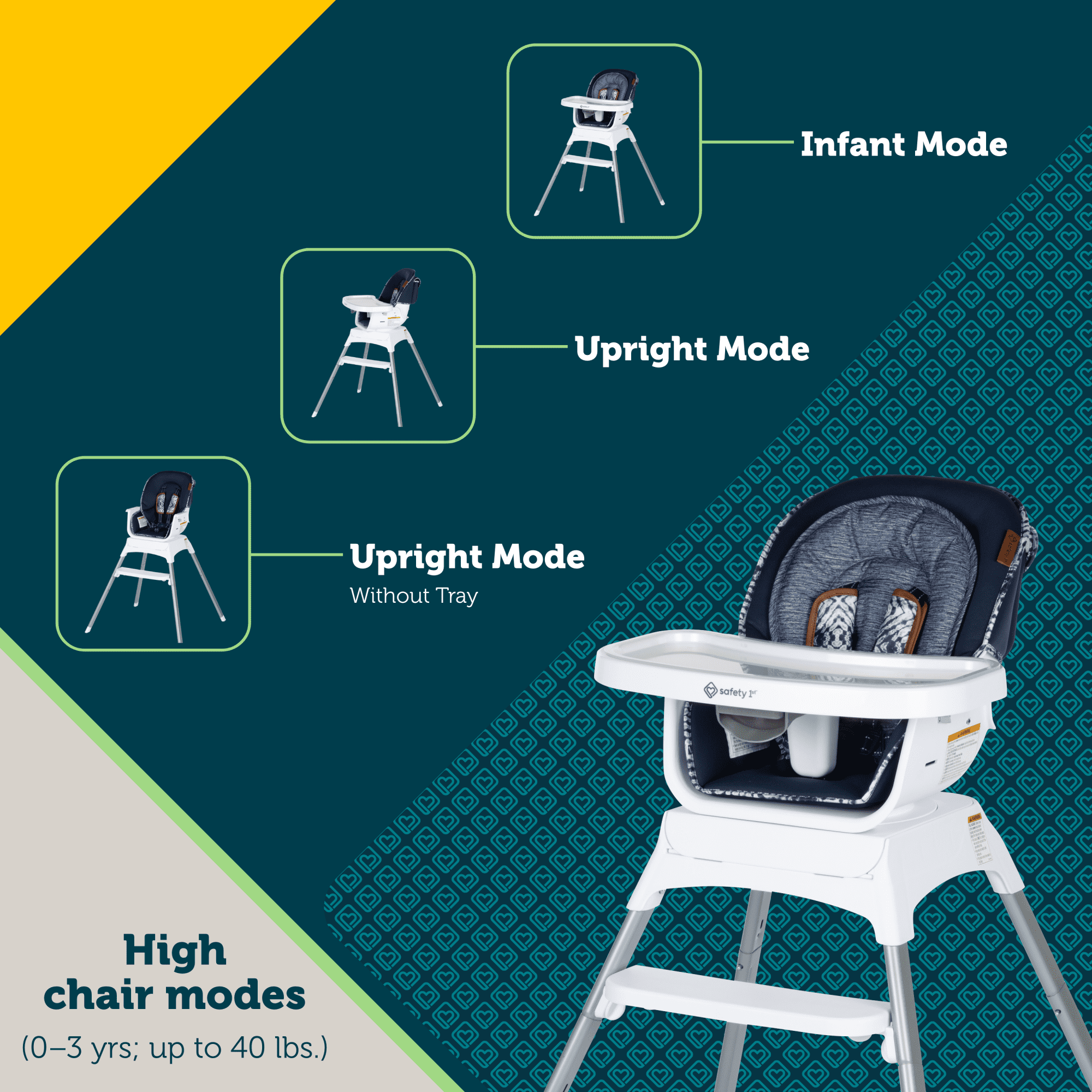 Safety 1st Grow and Go Rotating High Chair