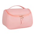 thumbnail image 1 of Maquillaje De Cuero Artificial De Gran Capacidad, Bolsa De Cosméticos De Viaje Portátil, Bolsa De Almacenamiento Multifunción, Organizador Con Cremallera, Neceser seitruly HA046236-04, 1 of 6
