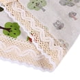 thumbnail image 4 of Microwave Oven Top Cover Dustproof Linen Machine Protector Decorative Kitchen Appliance Cover with Side Storage Pockets 13x39inches, 4 of 6