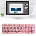 thumbnail image 3 of LAFGUR 2.4Ghz Wireless 104 Key Keyboard and Mouse Set Office Desktop Cute Keyboard for Computer,Keyboard Mouse Set,Home Keyboard Mouse, 3 of 8