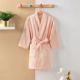 thumbnail image 1 of Hongchun Children's bathrobe with hood, tied, 1 of 5