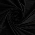 thumbnail image 2 of Zelouf Olivia Houndstooth Stretch Satin Jacquard  , Sewing, DIY, Crafts Fabric by the Yard, Black, 10 Yard, 2 of 3