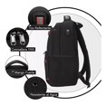 thumbnail image 3 of Impermeable Mochila Usb Para Laptop De 15.6 De Hombre Negro Belug Mochila para Laptop, 3 of 4