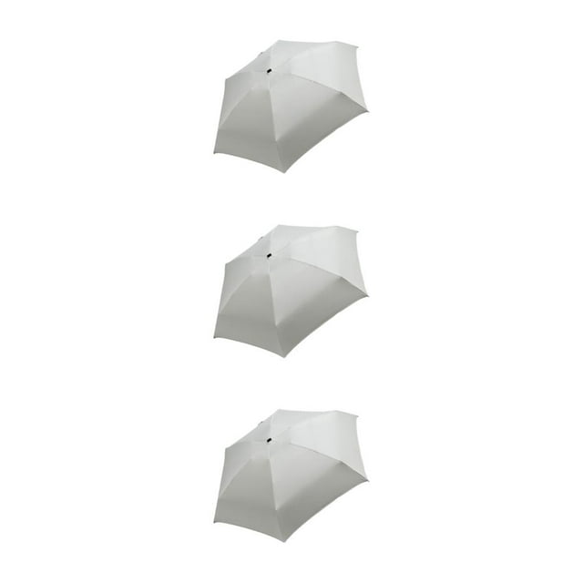 Cateissary Paraguas portátil ligero con rotación para protección solar, sombrillas plegables, transpirable, color blanco cremoso Type1 NO1