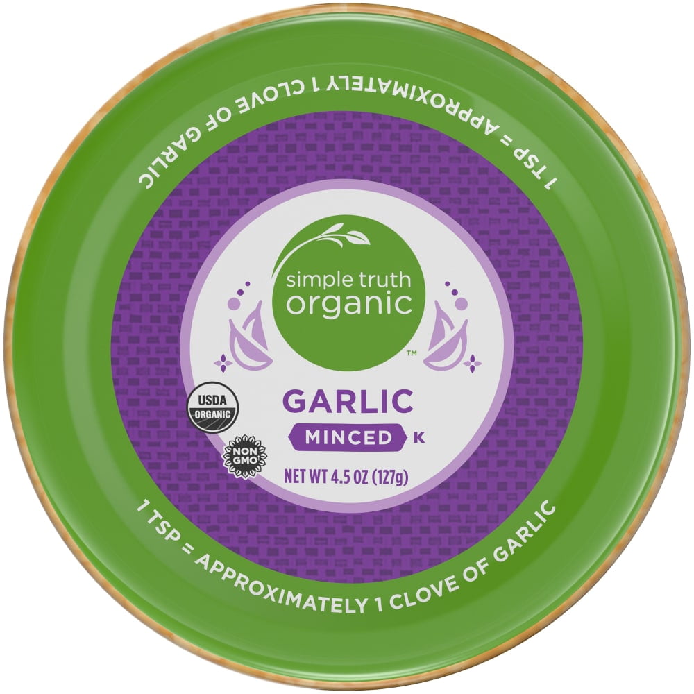 Simple Truth Minced Garlic 4.5 oz - 5 Pack