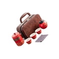 thumbnail image 2 of Juego de té de viaje Strade Fareast Limited Tetera reutilizable e infusor Portátil Rojo, 2 of 8