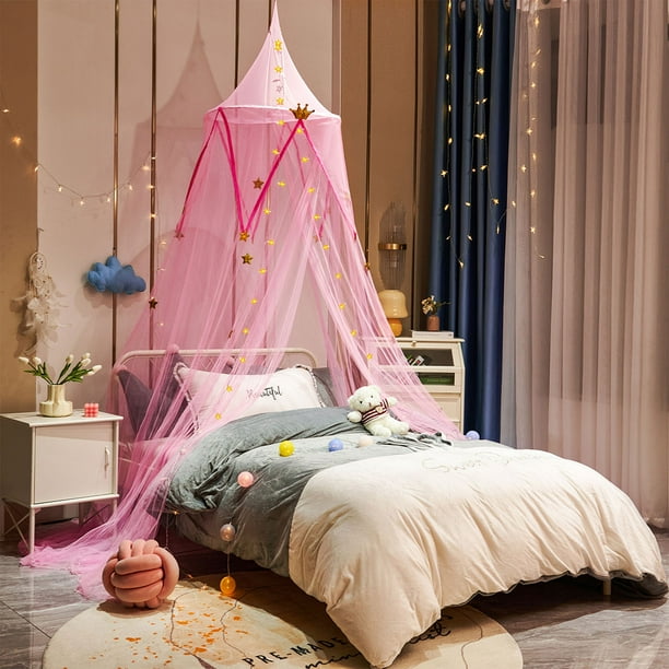 OldPAPA Bed Canopy Mosquito Net,Girls Boys Dome Princess Hanging Bed