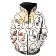 thumbnail image 1 of Sudadera con capucha y cremallera para hombre, con retrato de línea abstracta, estampado 3D, ropa de calle Harajuku 2024, gran oferta, moda hip hop, manga larga, unisex, primavera, 1 of 6