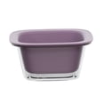 thumbnail image 2 of Cesta para lavar frutas, bandeja para servir, colador de cocina, colador, recipiente de drenaje para limpieza Violeta, 2 of 9