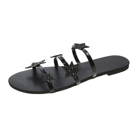 

Fashion Womens Casual Shoes Breathable Indoor Flat Outdoor Leisure Slippers Women Slippers Booties Indoor Slippers Women Size 5