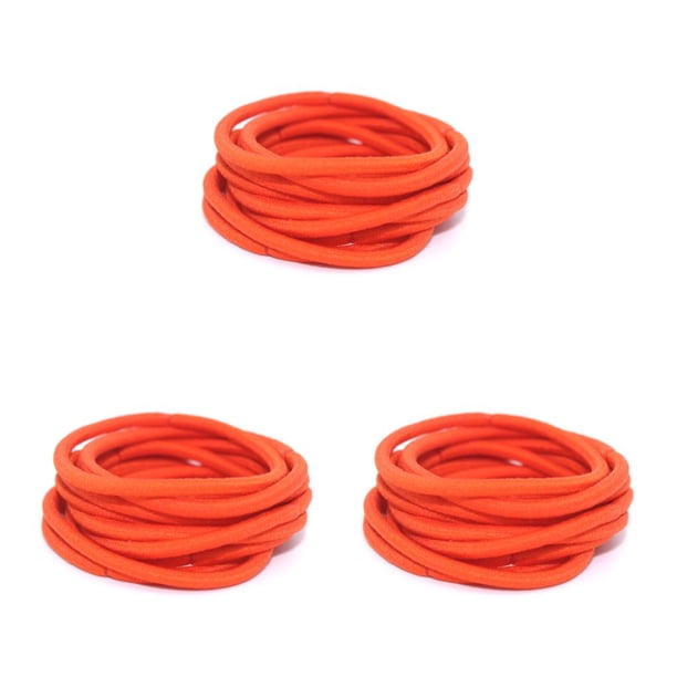 Sonducket 10 piezas de bandas para el cabello elásticas con moño decorativo protector de cola de caballo titular sin costuras Scrunchies Type1 NO1