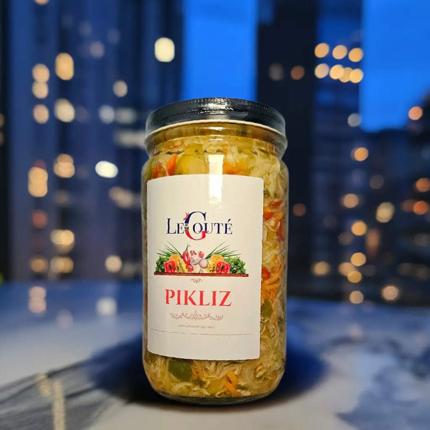 Haitian Pikliz, Pikliz Ayisyen, Haiti Pickles. 32 Oz XL (Bon bagay)