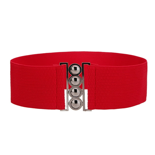 Qarigey Banda de cintura de moda Universal ajustable cómoda con hebillas exquisitos cinturones de San Valentín para vestidos de mujer Type3 NO3