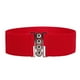 thumbnail image 5 of Cinturón de cintura ajustable Qarigey para mujer Rojo 2piezas, 5 of 6
