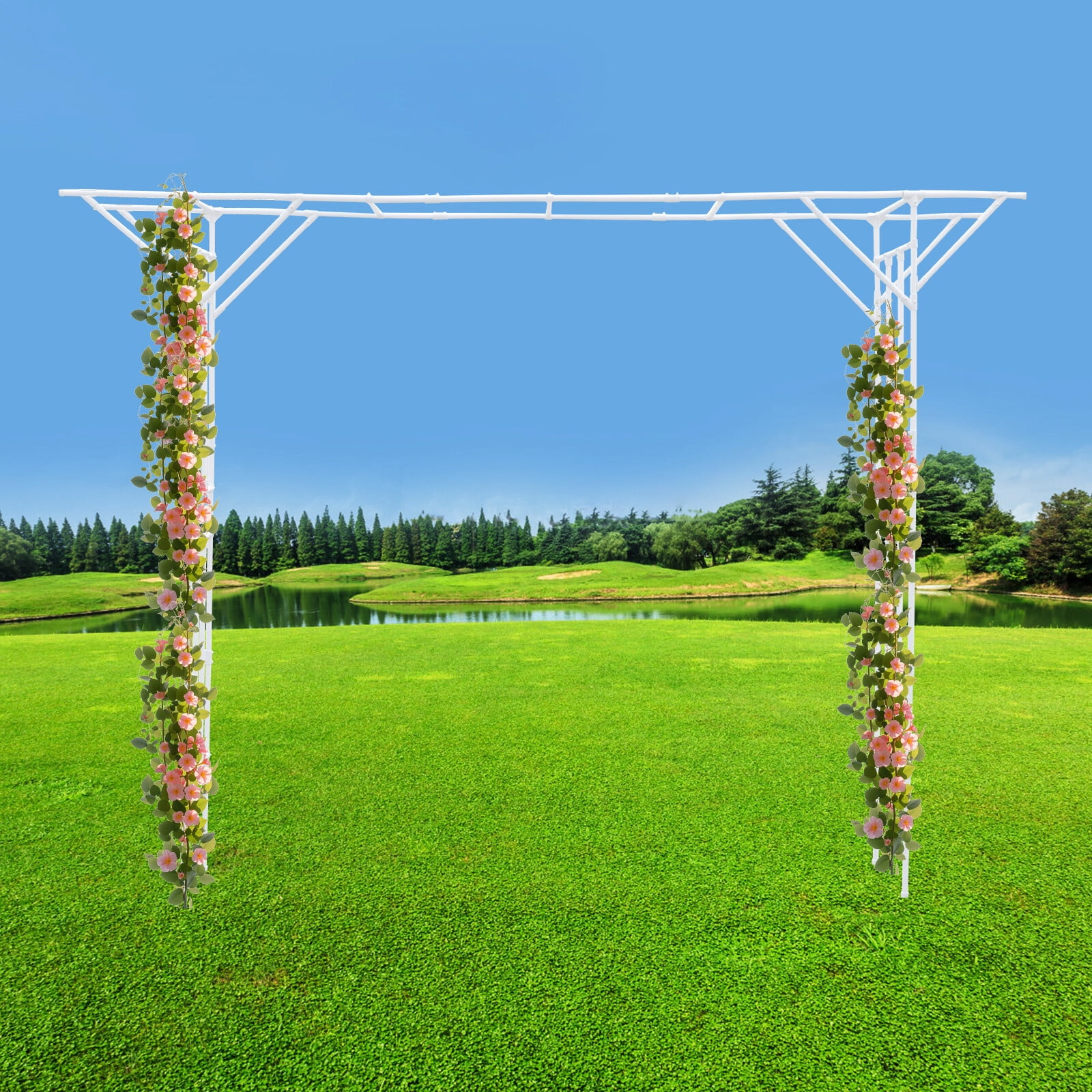 Garden Trellis, Garden Trellis for Climbing Plants, Outdoor Garden Trellis For Grapes, Cucumbers, Peas, Beans, Flowers
