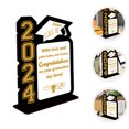 thumbnail image 3 of TEHAUX 1Pack Multi Color Wooden Graduation Table Centerpiece for Graduates Party Hosts Home Party, 3 of 8