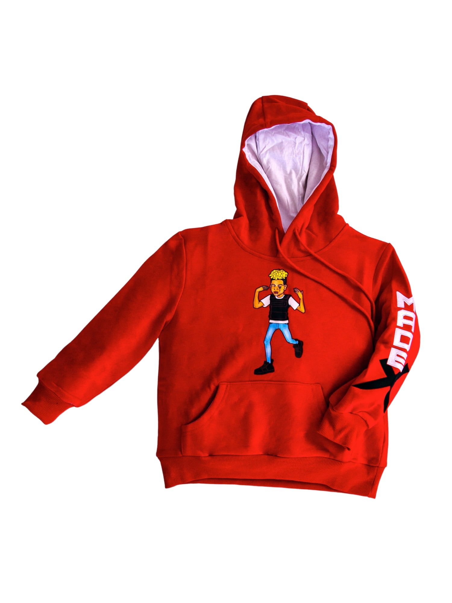 Madex by Hip Hype Jocks Kids Teens Boys Girls Cotton Pullover Graphic Lined Hoodie, Lightweight Hoodie Sweatshirt , Unisex Hoodie