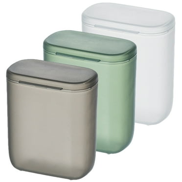 Voiceine 3pcs Portable Storage Containers Boxes Small Plastic Storage Box with Lid