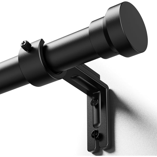 Barras de cortina YaFex Heavy Duty de 1 pulgada, ajustables de 40 a 360 cm