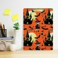 thumbnail image 6 of FMSHPON Halloween Haunted House Witch Clipboard Hardboard Wood Nursing Clip Board and Pull for Standard A4 Letter 13x9 inches, 6 of 7