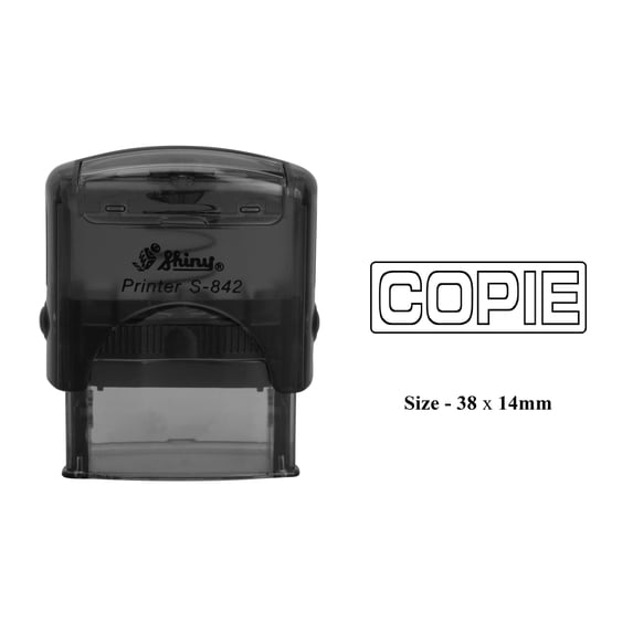 eloria Ordered Text Self Inking Rubber Stamp Business Custom Stamp Office Stationery