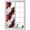Red, variant on Marble Red Window Privacy Film, Modern Abstract Gold White Brick Stone Motif Static Cling UV Sun Blocking Heat Control Window Tint, Non-Adhesive One Way Windows Privacy Cover 29.5''x78.7''