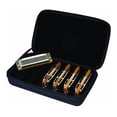 thumbnail image 2 of Hohner Blues Harp 5-Piece Diatonic Harmonica with Microphone and Accessories, 2 of 10