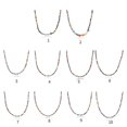 thumbnail image 3 of Handmade Rainbow Choker Sweet Colorful Beaded Necklace Clavicle Chain Necklace--HAPPY-Product code 55663 KISS, 3 of 4