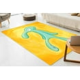 thumbnail image 2 of Modern Rug, Entry Rug, Bold And Brash Rugs, Front Door Rug, Squidward Painting Rugs, Cute Rug, Area Rugs, Yellow Rugs, Gift for the Home, 5.9'x9.2' - 180x280 cm, 2 of 4