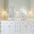 thumbnail image 3 of OVALCREST - London Framed Oval Mirror - Linen White 17 1/8" x 21 1/8", 3 of 7