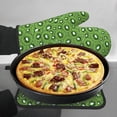 thumbnail image 7 of Gaeub Kiwi Fruit Print Oven Mitts and Pot Holders Sets of 2,Heat Resistant Pad,Cooking Gloves, for Baking BBQ Home Decor, 7 of 7