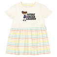 thumbnail image 3 of Inktastic Future Cheerleader Girls Baby Dress, 3 of 5