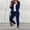 Navy, variant on XUNKUSGA Business Casual Outfits for Women Elegant Blazer Pant Suit Set for Work Slim Fit 4 Piece Outfit Casual Suit Sets