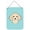 Blue, variant on Checkerboard Blue Buff Poodle Wall and Door Hanging Prints