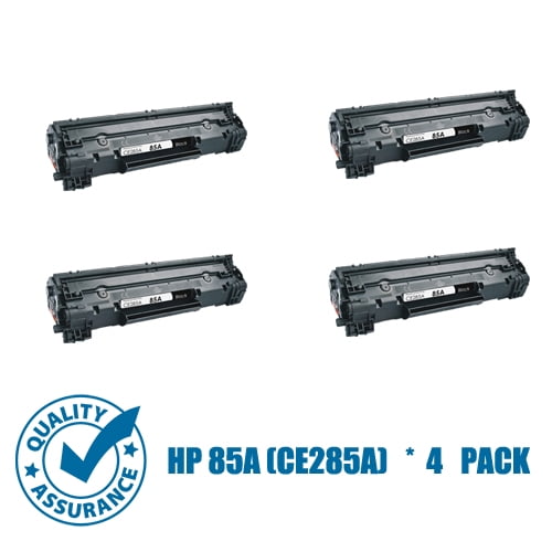 Printer Pro™ Lot de 4 HP 85A (CE285A)/hp85a/285 Cartouche de Toner Noir-HP Imprimante LaserJet Pro M1212nf M1217nfw P1102w P1109w