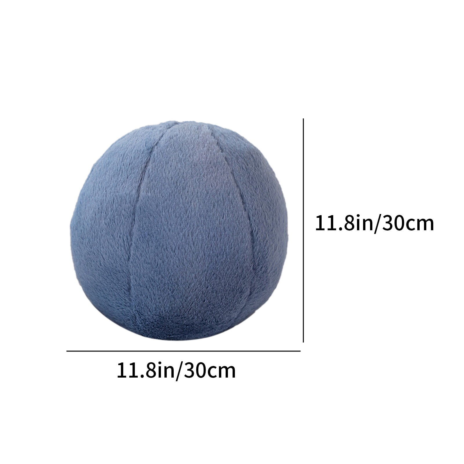 Ball Pillow, Soft Round Throw Pillows, Sphere Shaped Pillow Round Decorative Pillow, 11.8 Inch Round Plush Pillow Cushion for Couch, Sofa, Bedroom