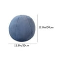 thumbnail image 2 of chaungfeng Plush Ball Pillow, 11.8" Decorative Throw Pillow Floor Cushion for Couch, Round Pillow Dorm Room Decor Funny Throw Decorative Cushion for Bed, Five Colors To Choose From, 2 of 6