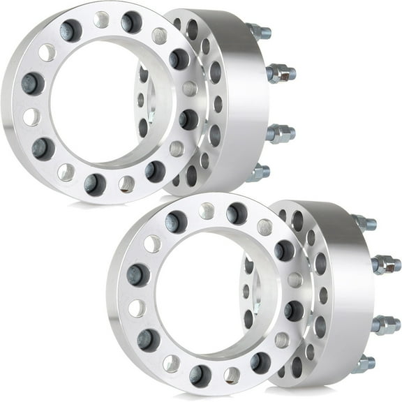 Wheel Spacers 8x165.1 4X 8 Lug 2" 8x6.5 to 8x6.5 Wheel Spacers fit for 99-10 for GMC Sierra 2500HD 3500HD