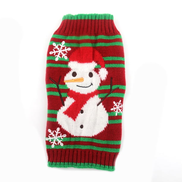 Billuyoard Suéter de invierno para perros Chihuahua, ropa con patrón temático navideño para perros pequeños, ropa para perros de invierno Ropa para mascotas