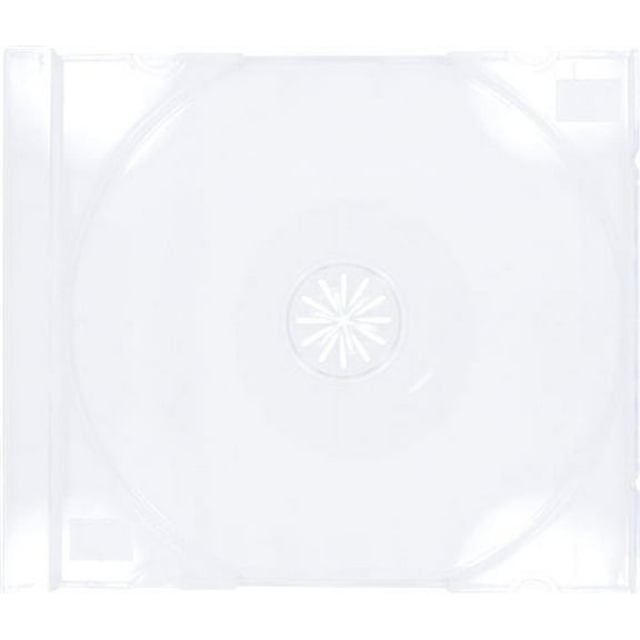CheckOutStore 100 STANDARD Clear CD Jewel Case (Tray Only NO Cartons)