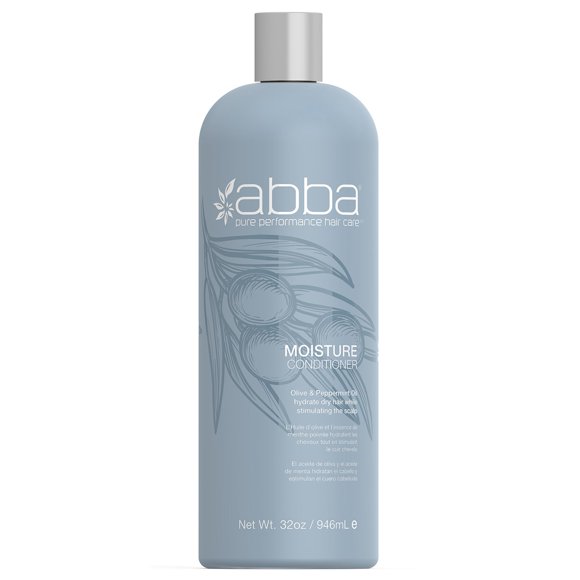 ABBA Revitalisant Hydratant, Beurre d'Olive et Huile de Menthe Poivrée, 32 Fl Oz