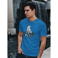 thumbnail image 2 of Polar Bear Standing On Ice  T-Shirt Men -Image by Shutterstock, Male 3X-Large, 2 of 4