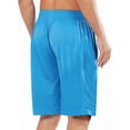 thumbnail image 4 of NORTHYARD Men's 10" Athletic Shorts Mesh Basketball Shorts with Zipper Pockets Gym Lightweight Quick Dry Lakeblue L, 4 of 9