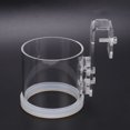 thumbnail image 3 of 1 anillo de alimentación de acrílico transparente para pecera, taza flotante transparente con gancho., 3 of 9