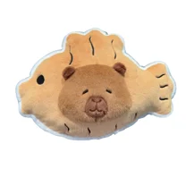 Cute Capybara Stuffed Animal Plush Toy -Cartoon Taiyaki Plush Pillow Cushion Sofa Bed Decor Pillow