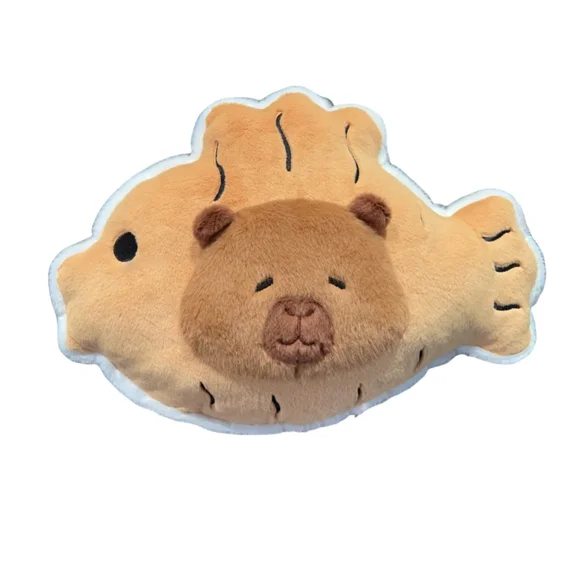 Cute Capybara Stuffed Animal Plush Toy -Cartoon Taiyaki Plush Pillow Cushion Sofa Bed Decor Pillow