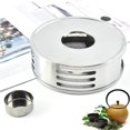 thumbnail image 1 of braveheart 430 Stainless Steel Tea Warmer with Tea Light Holder for Tea Warmer Tea and Coffee Pots, 1 of 1