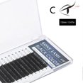 thumbnail image 5 of 0.1C Professional Eyelash Extension False Eyelash Silk Protein Grafting False Lashes Set12mm / 0.47in, 5 of 5