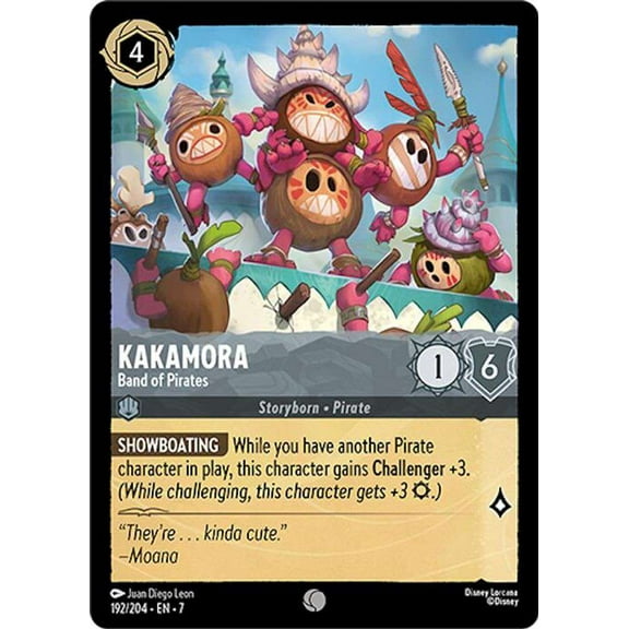 Disney Lorcana Archazia's Island Common Kakamora - Band of Pirates #192